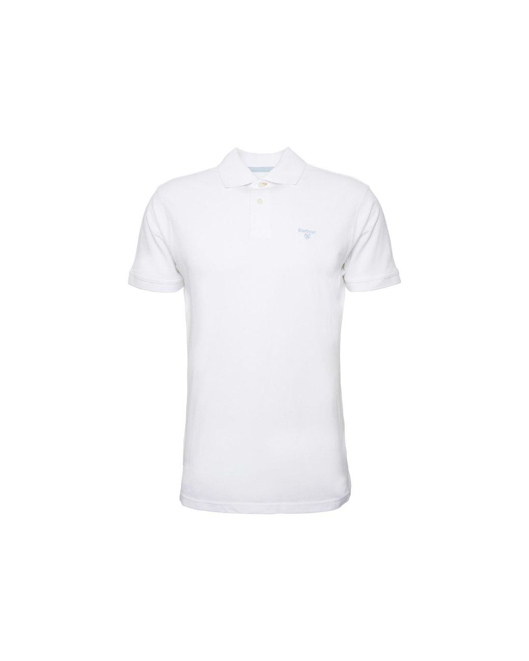 Barbour Sportpolo in weiß, smart-casual stil in White für Herren