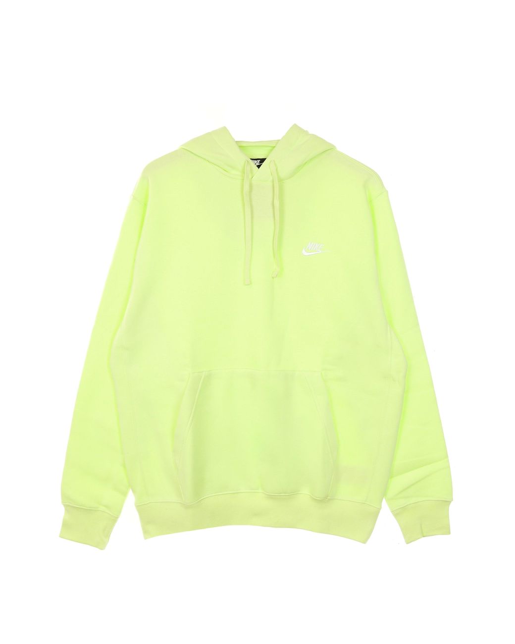 nsw club hoodie liquid lime light white