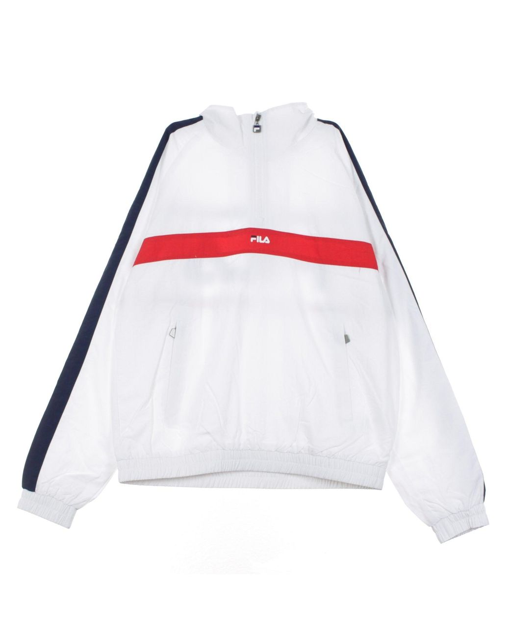 Fila Windbreaker Pull On Jacket in Red for Men Lyst