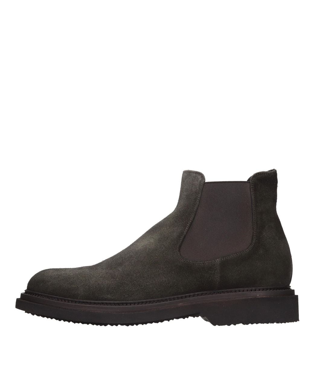 Pantanetti Black Suede Chelsea Ankle Boots for men