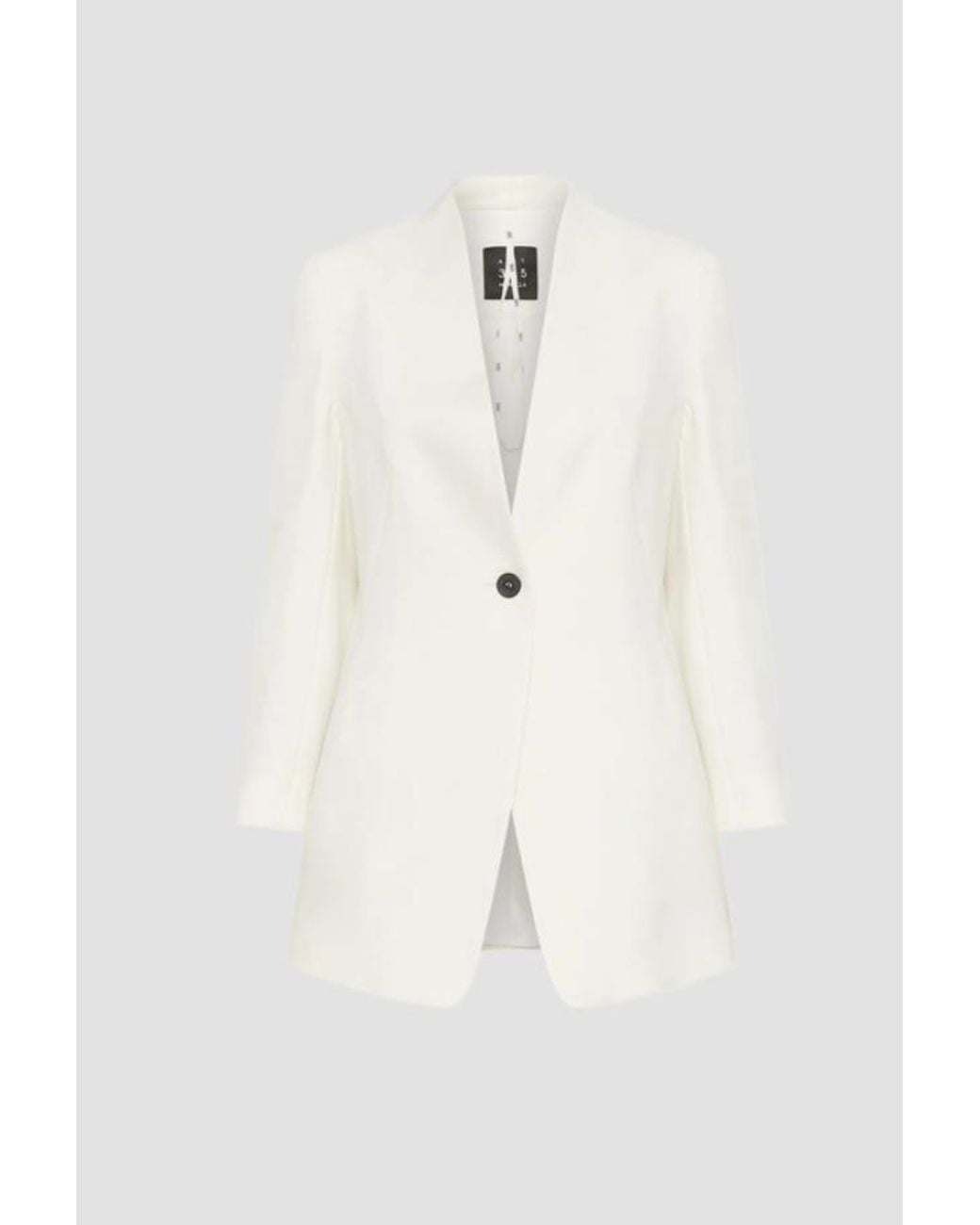 Marella Natural Wool Satin Jacket for men
