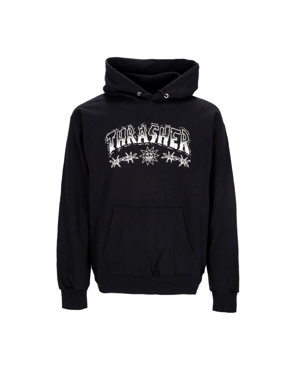 Thrasher Blue Barbed Wire Hoodie for men