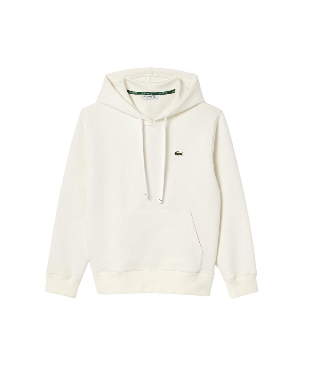 Lacoste White Sweaters Cream