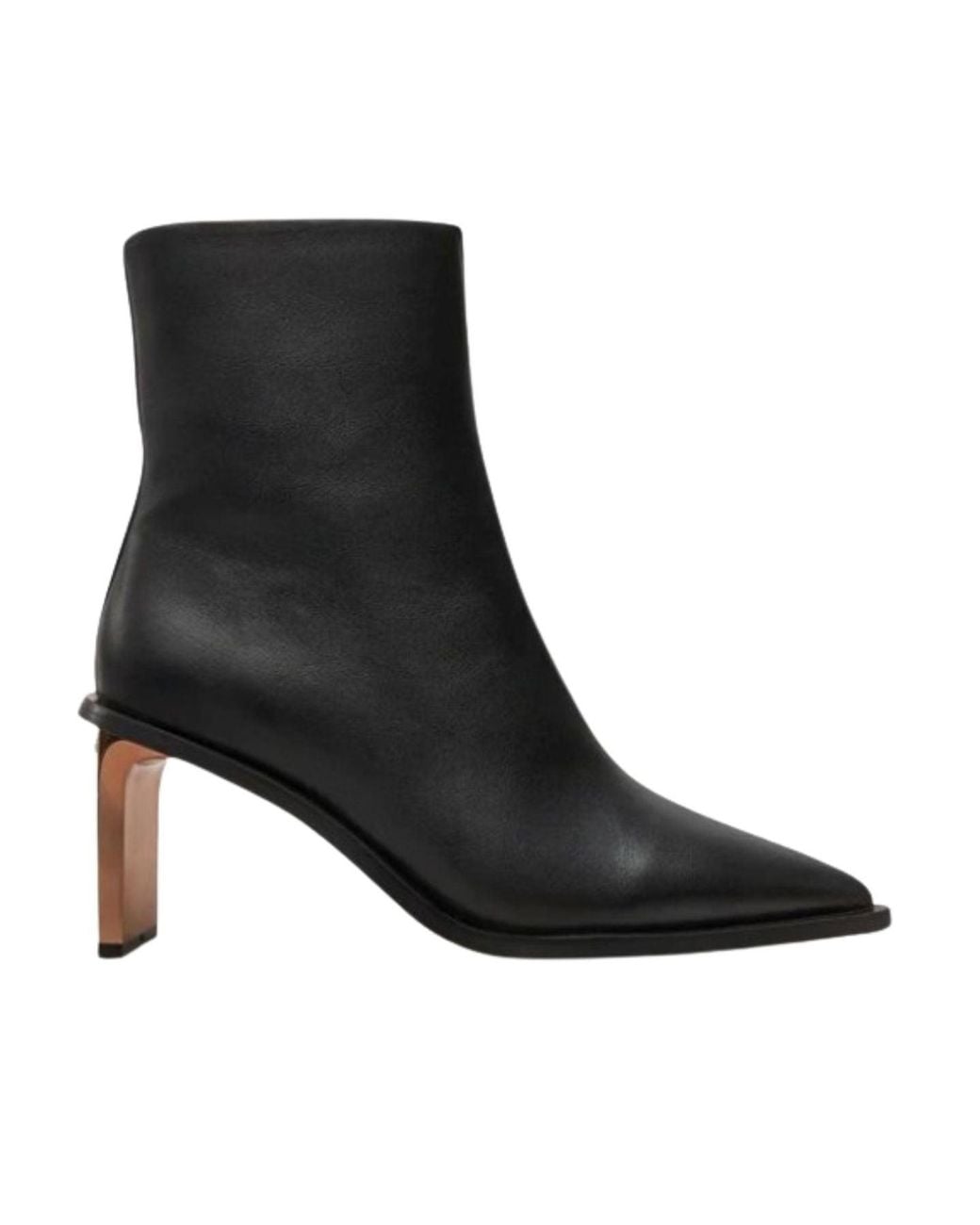 Calvin Klein Black Ankle Boot 70 Lth