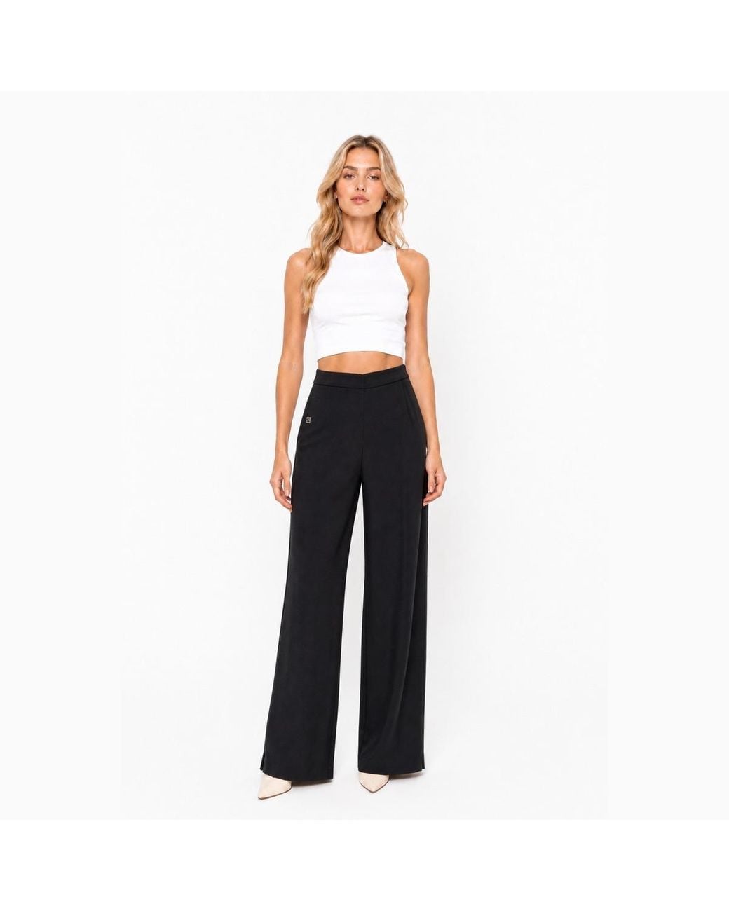 Manilla Colore Manila Grace Trousers in Blue | Lyst