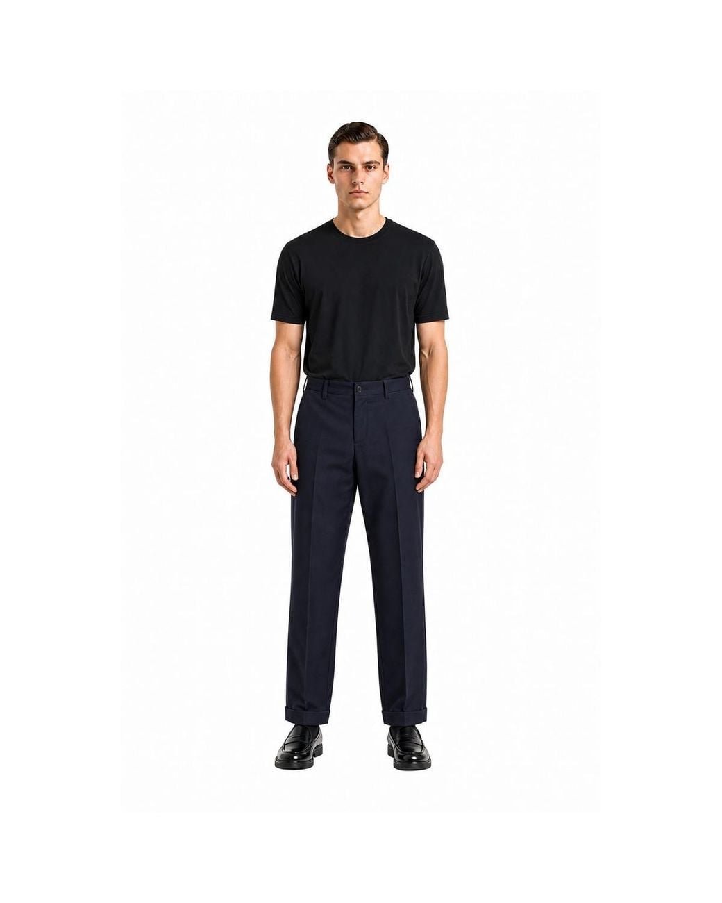 Dondup Black Trousers for men