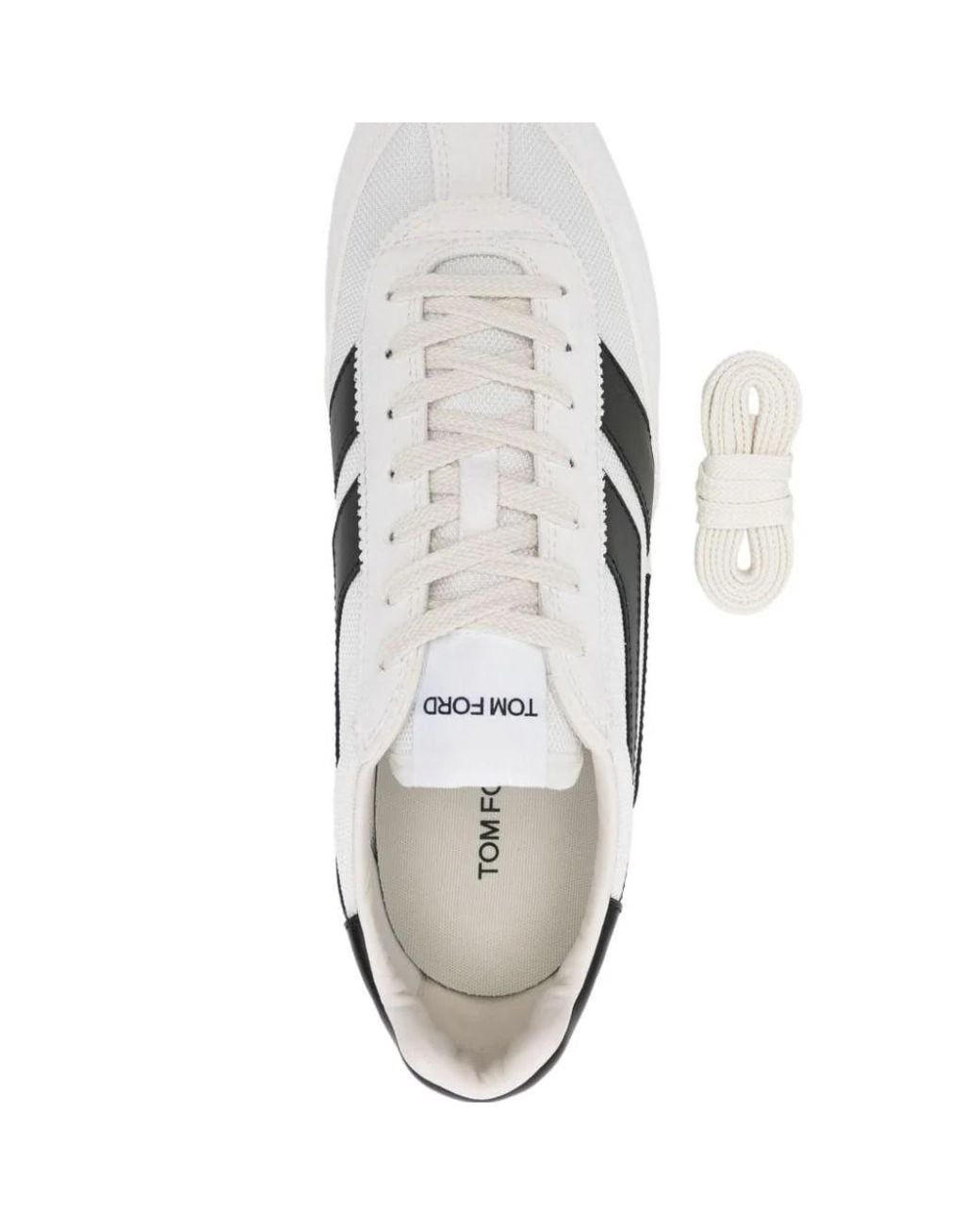 Tom Ford Metallic Sneakers Uomo Bianche for men