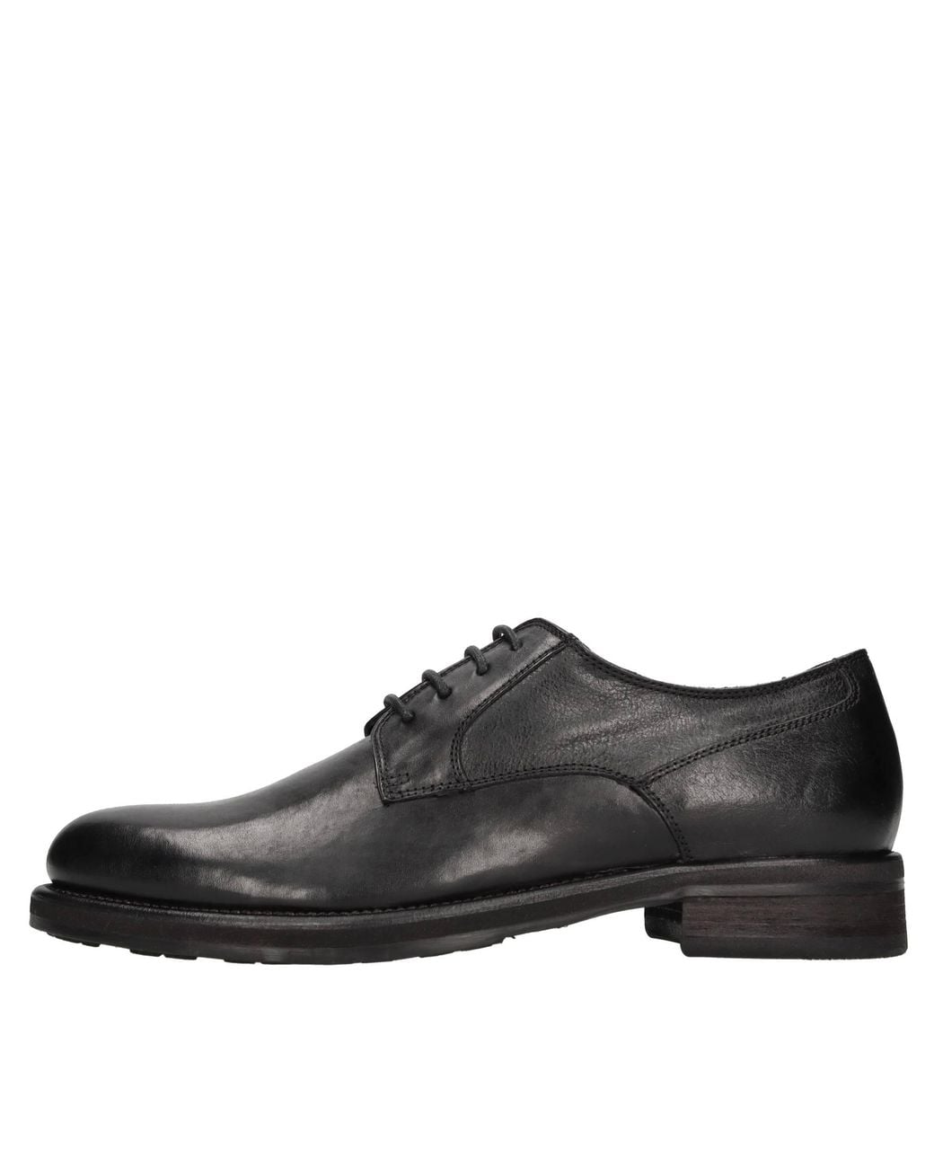 Hundred 100 Black Flat Shoes for men