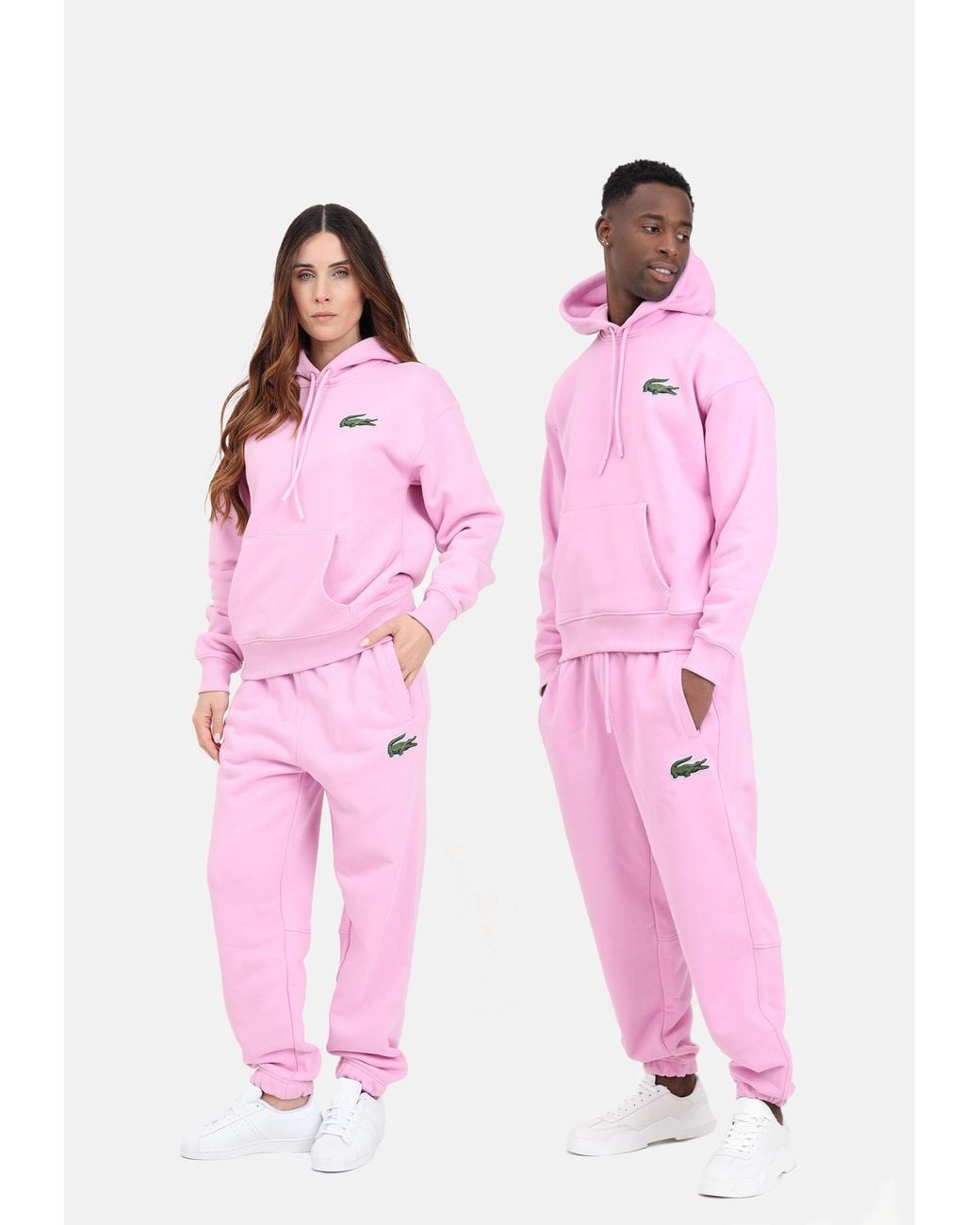 LACOSTE ラコステ セットアップ ピンク XS Lacoste Trousers in Pink | Lyst