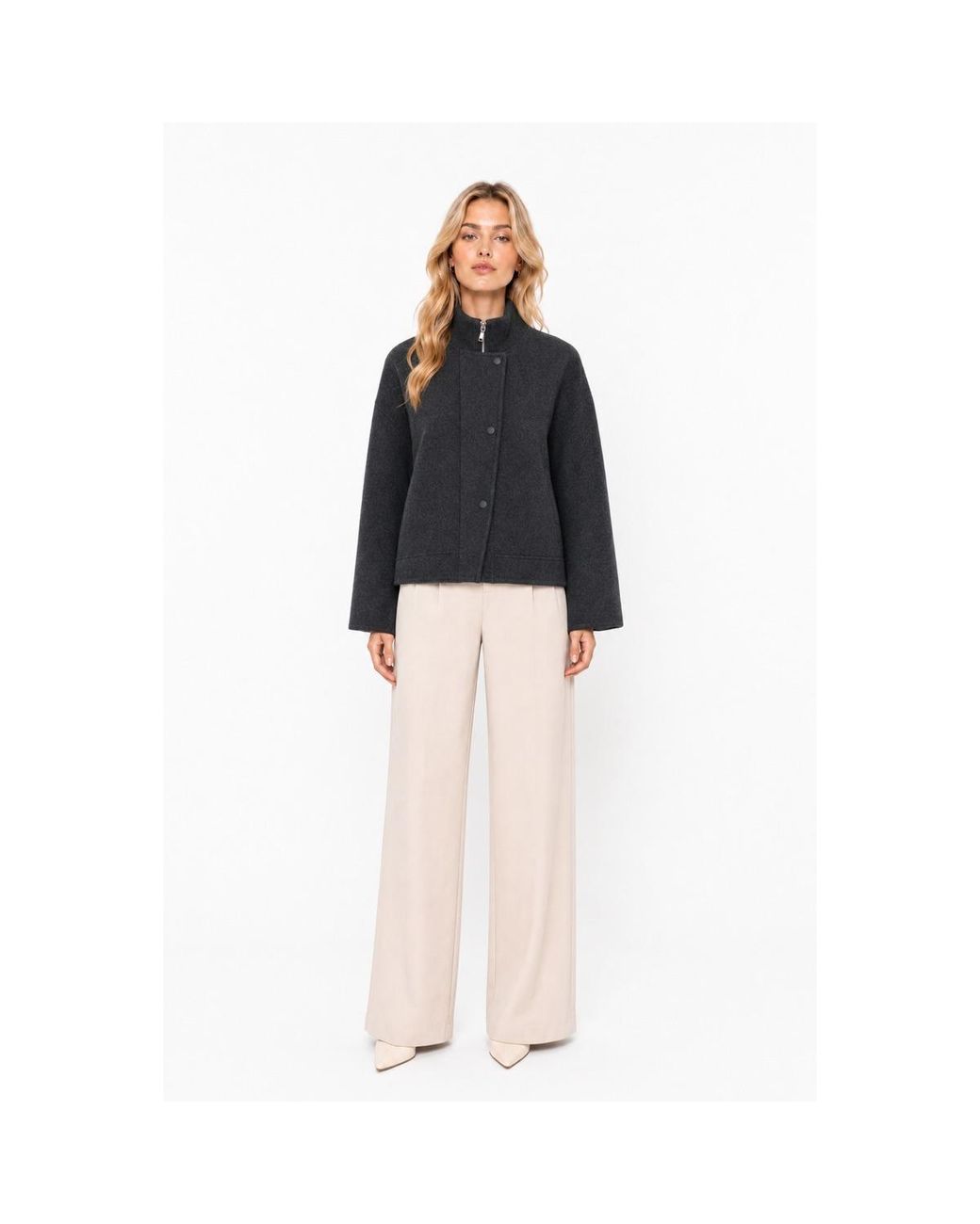 Max Mara Black Jacken Anthrazit