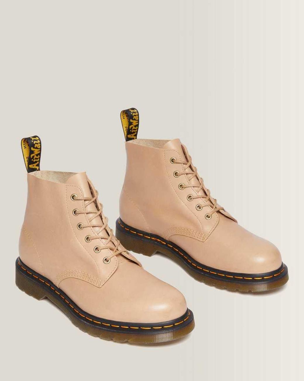 Dr. Martens Natural 101 Unbound Leather Ankle Boots for men