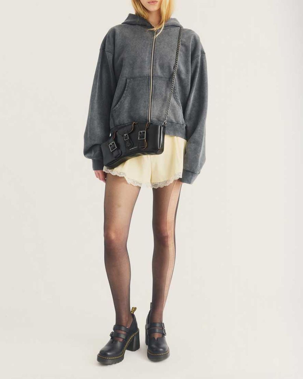 Dr. Martens Black Eviee Sendal Leather Heels