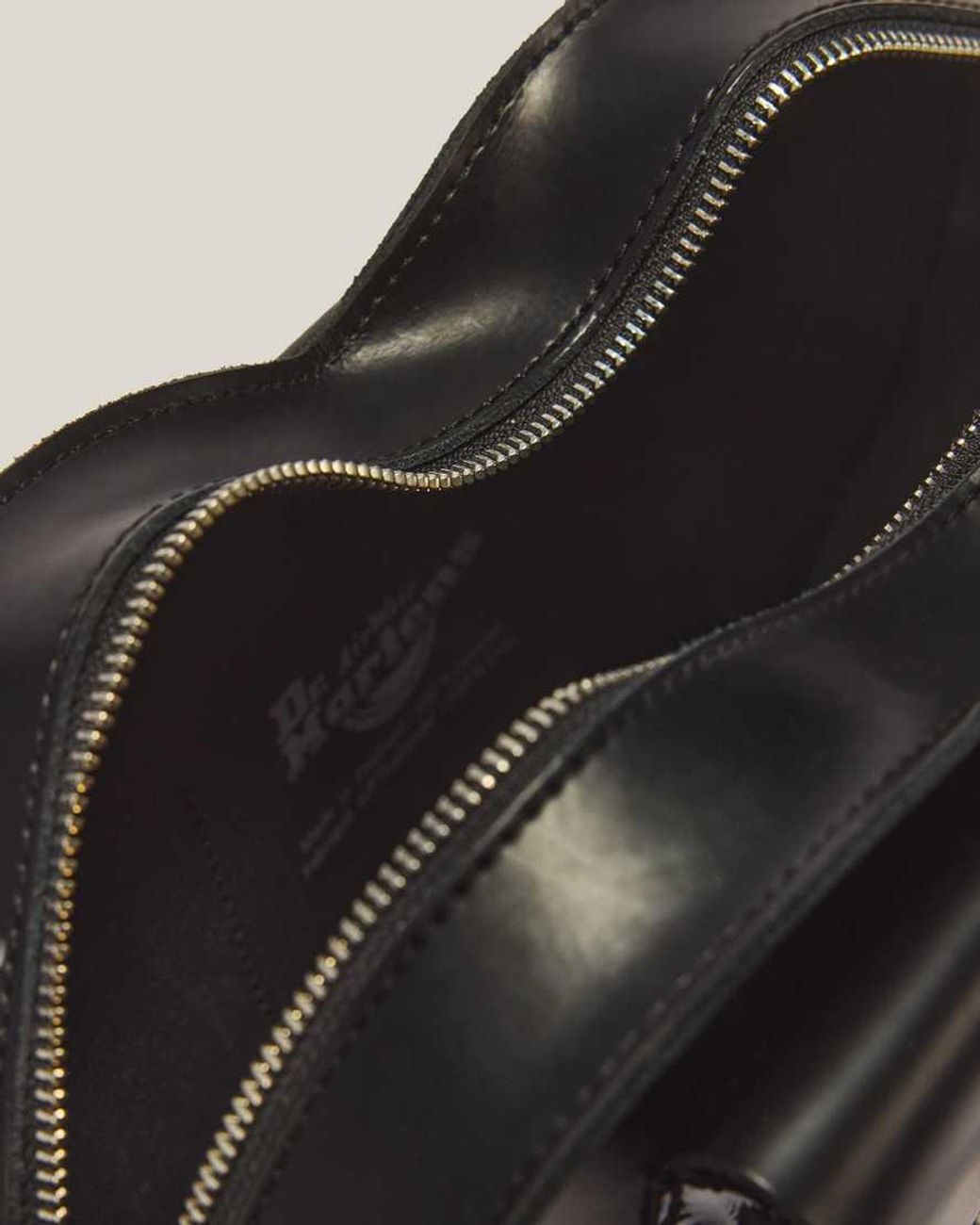 Dr. Martens Black Leather Heart Shaped Bag