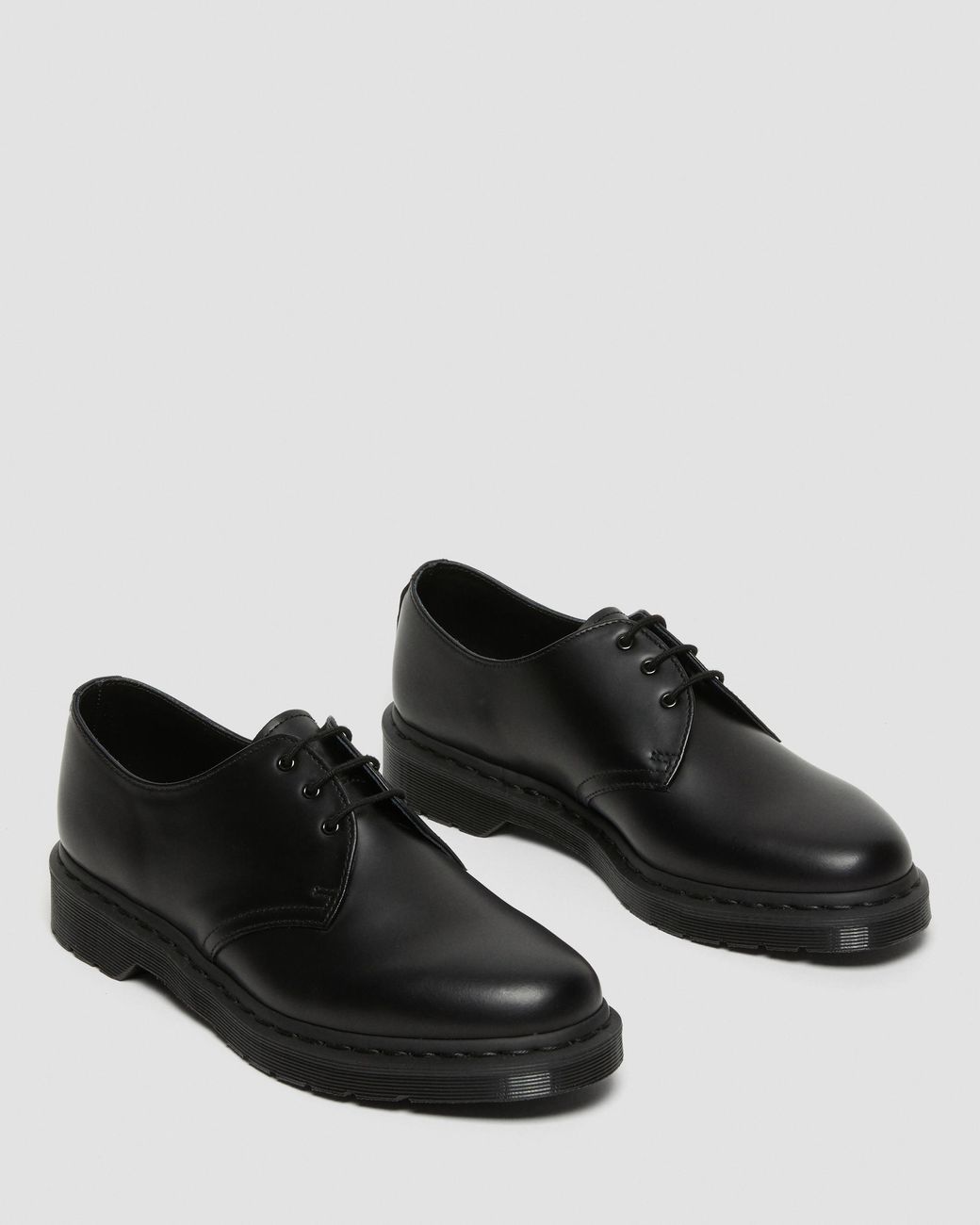 Dr. Martens 1461 Mono Smooth Leather Oxford Shoes in Black | Lyst