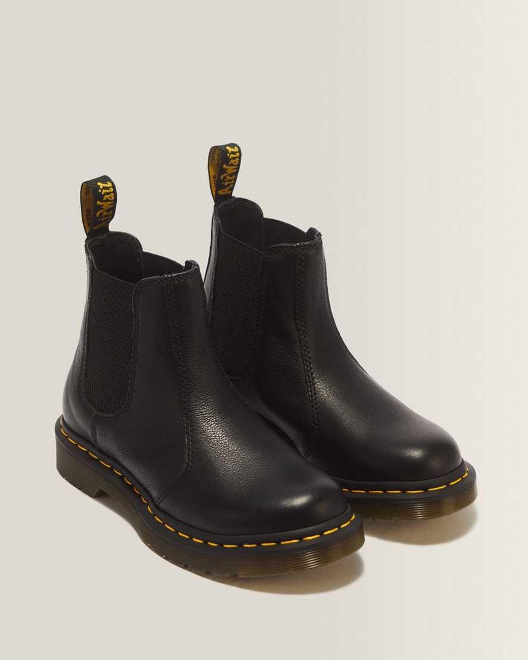 Dr. Martens Black 2976 Virginia Leather Chelsea Boots