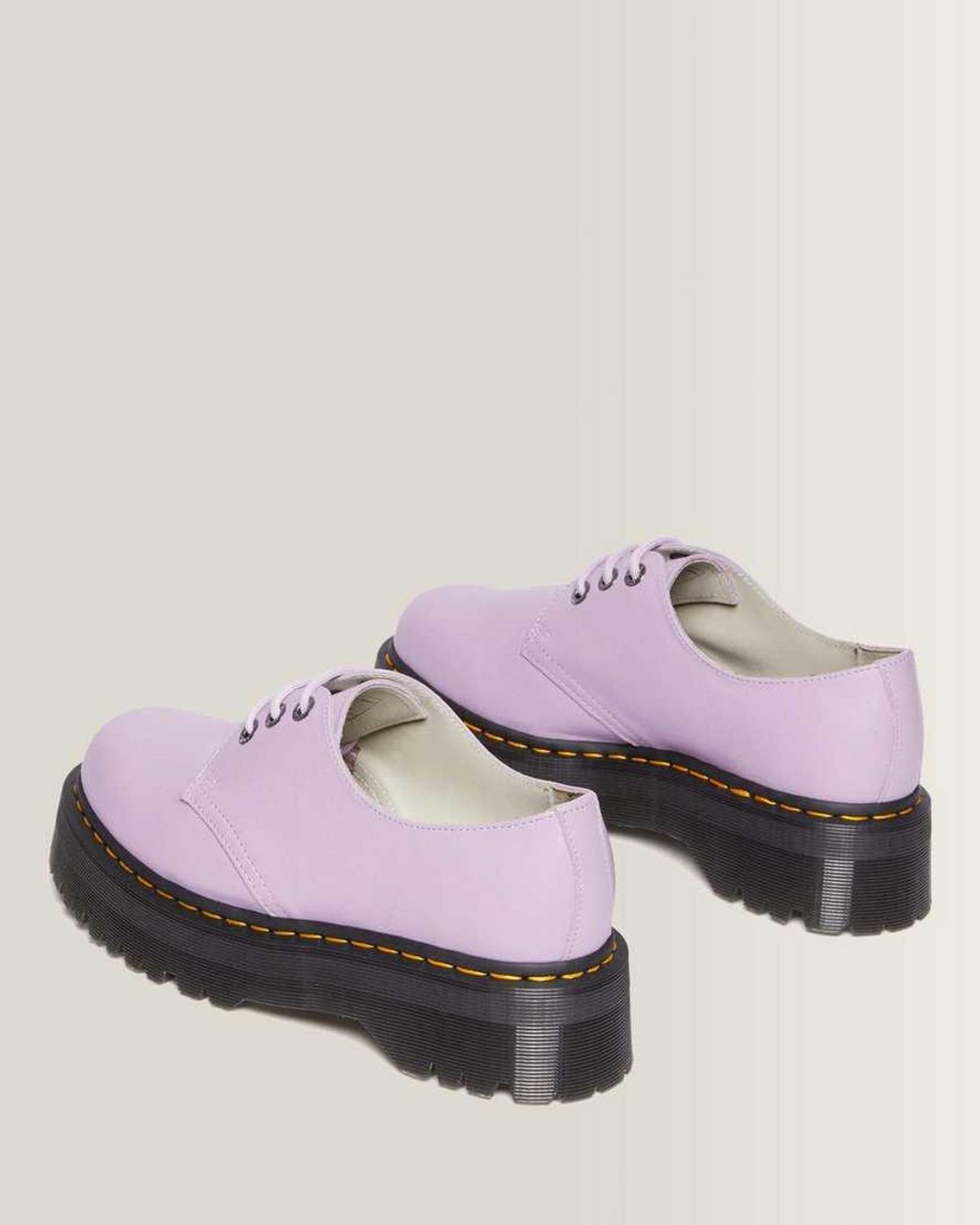 Dr. Martens Pink 1461 Ii Pisa Leather Platform Shoes