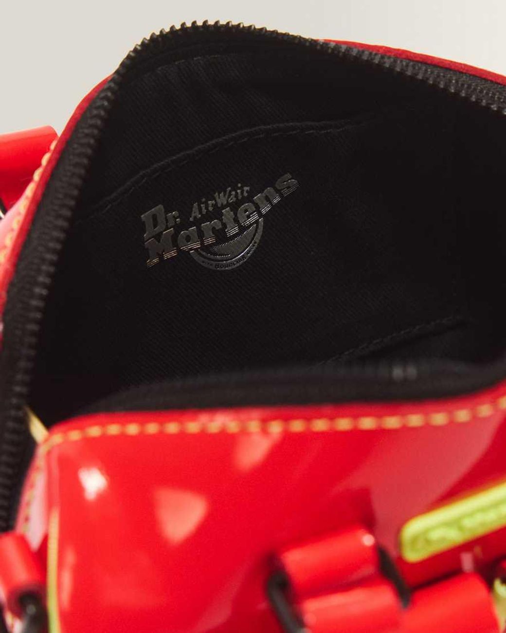 Dr. Martens Red Mini Top Handle Powerpuff Bag