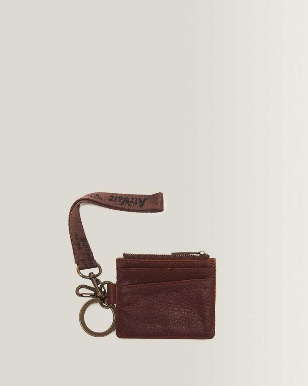 Dr. Martens Brown Ambassador Leather Cardholder Keyring
