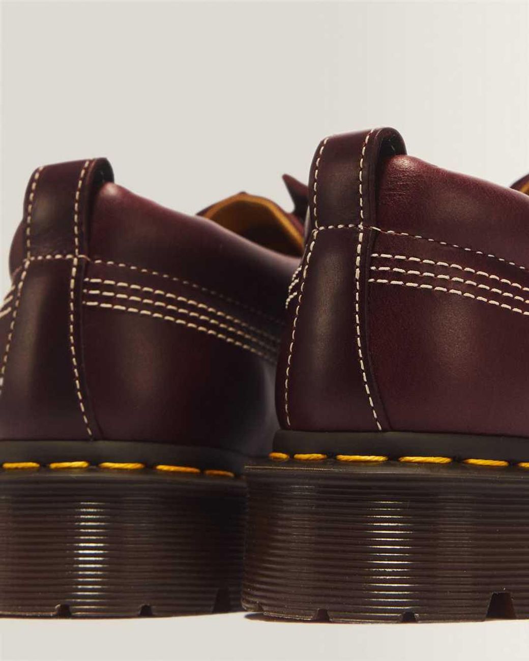 Dr. Martens Brown Lowell Leather Moc Toe Shoes for men