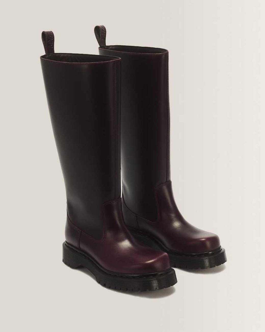 Dr. Martens Black Rejena Hi Explorer Wp Leather Tall Boots