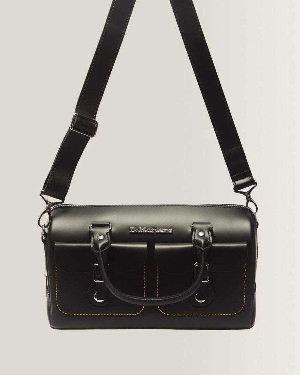 Dr. Martens Black Kiev Leather Top Handle Bag