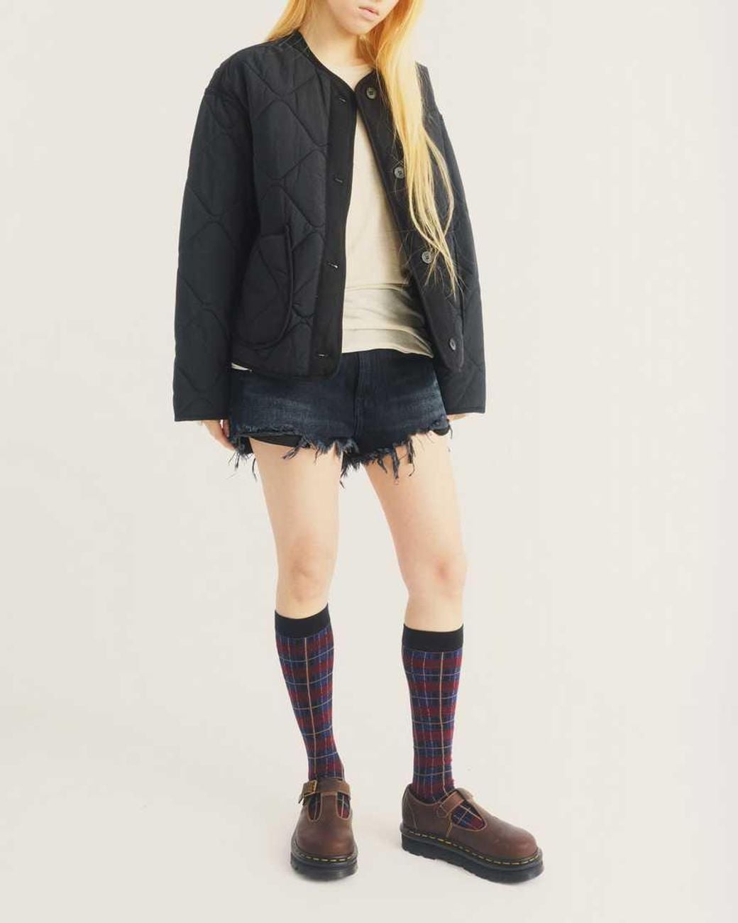 Dr. Martens Brown Zebzag Crazy Horse Leather Mary Jane Shoes
