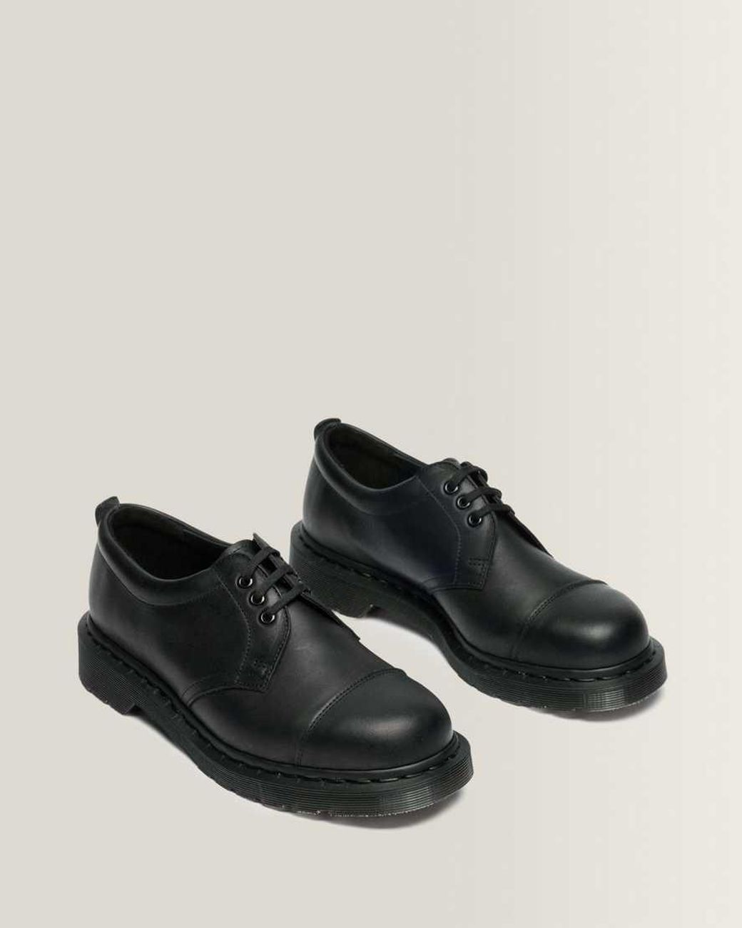 Dr. Martens Black 1461 Mhl Eye Leather Shoes for men