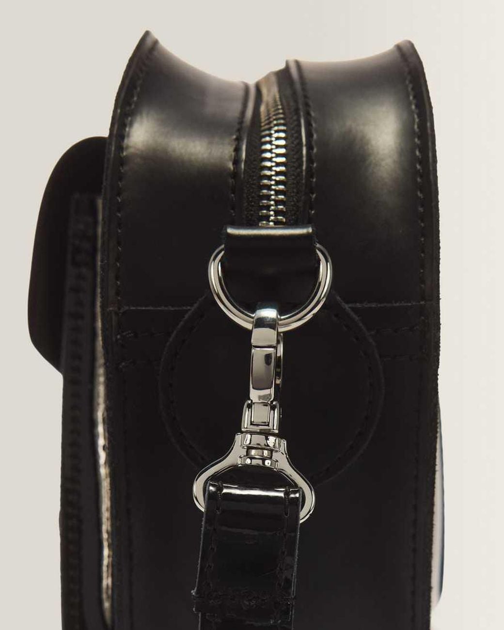 Dr. Martens Black Leather Heart Shaped Bag