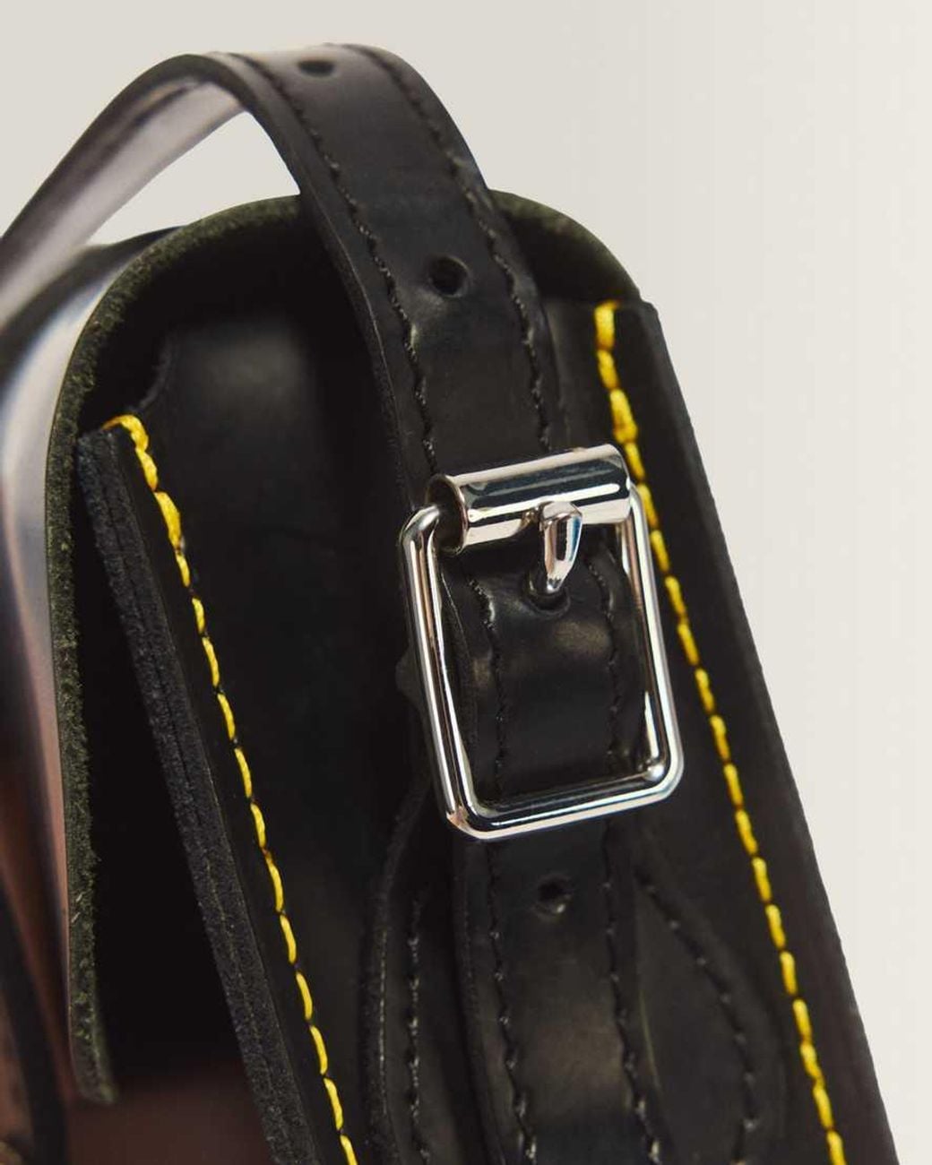 Dr. Martens Black 7" Leather Satchel