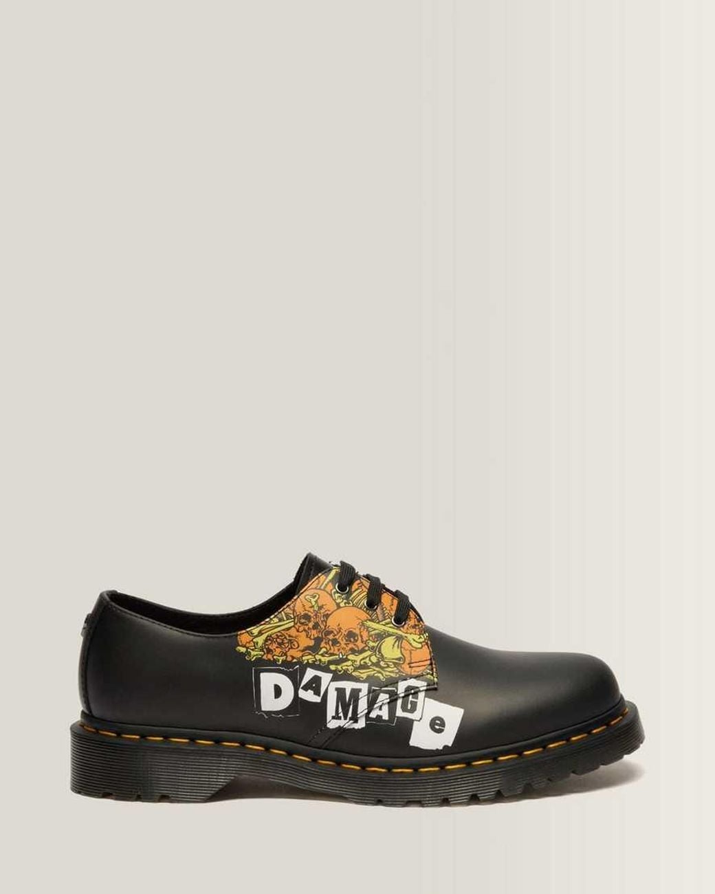 Dr. Martens Black 1461 Metallica Shoes for men