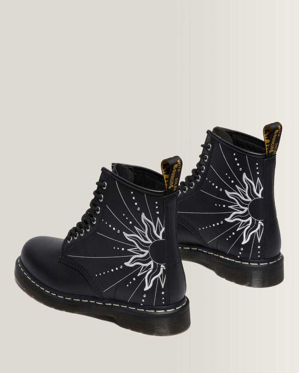 Dr. Martens Black 1460 Solar Flare Reclaimed Leather Boots