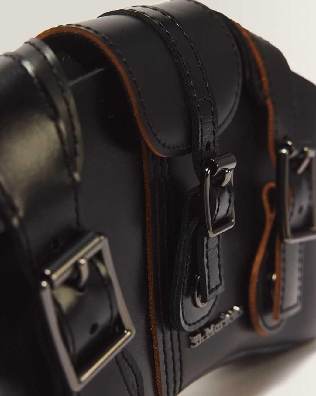 Dr. Martens Black 1460 Leather Baguette Shoulder Bag