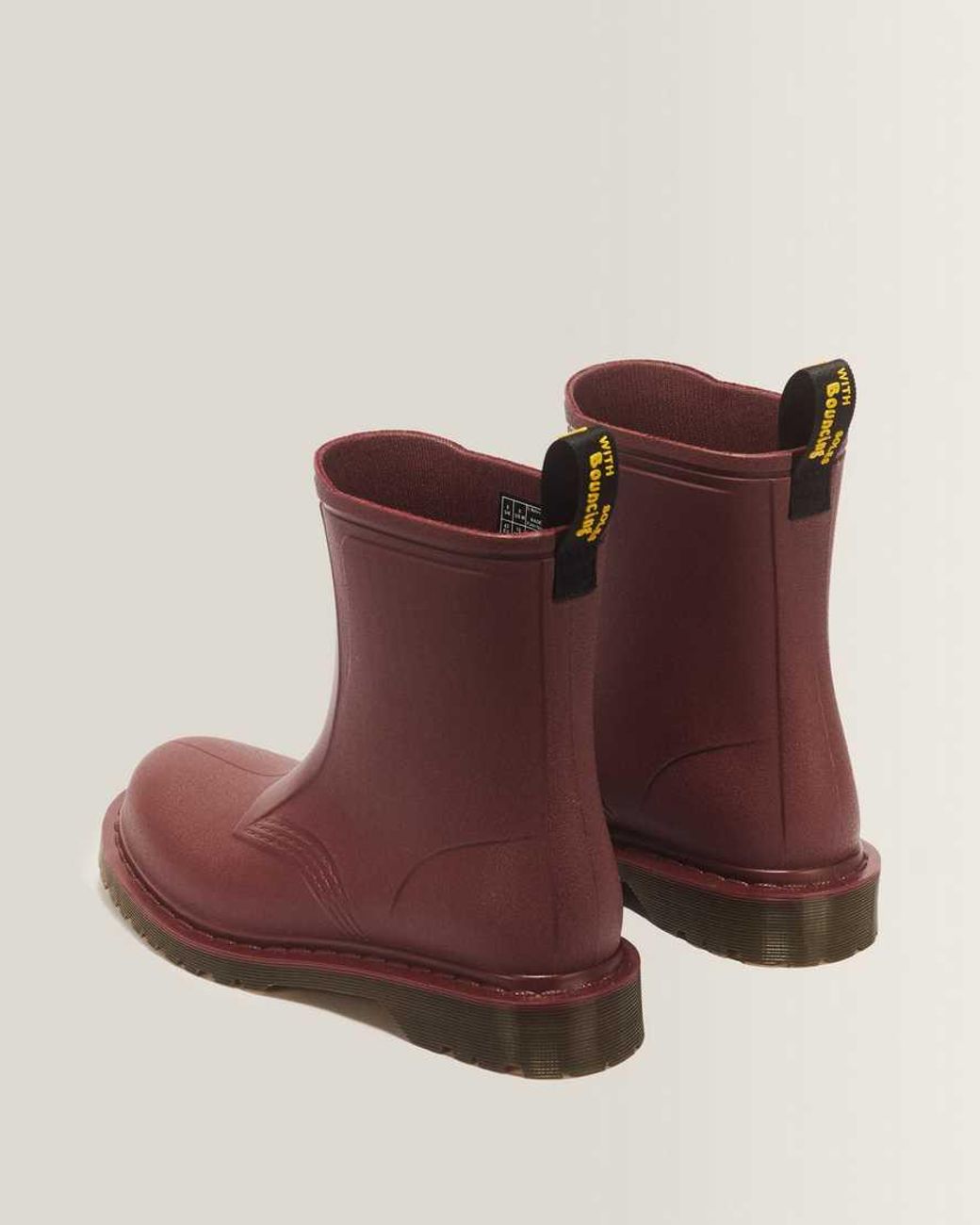 Dr. Martens Red 1460 Rain Pull On Waterproof Boots