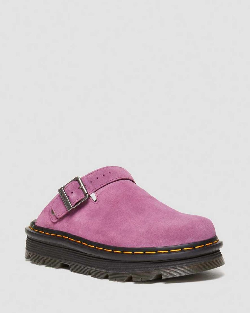 Dr. Martens Zebzag Suede Casual Slingback Platform Mules in