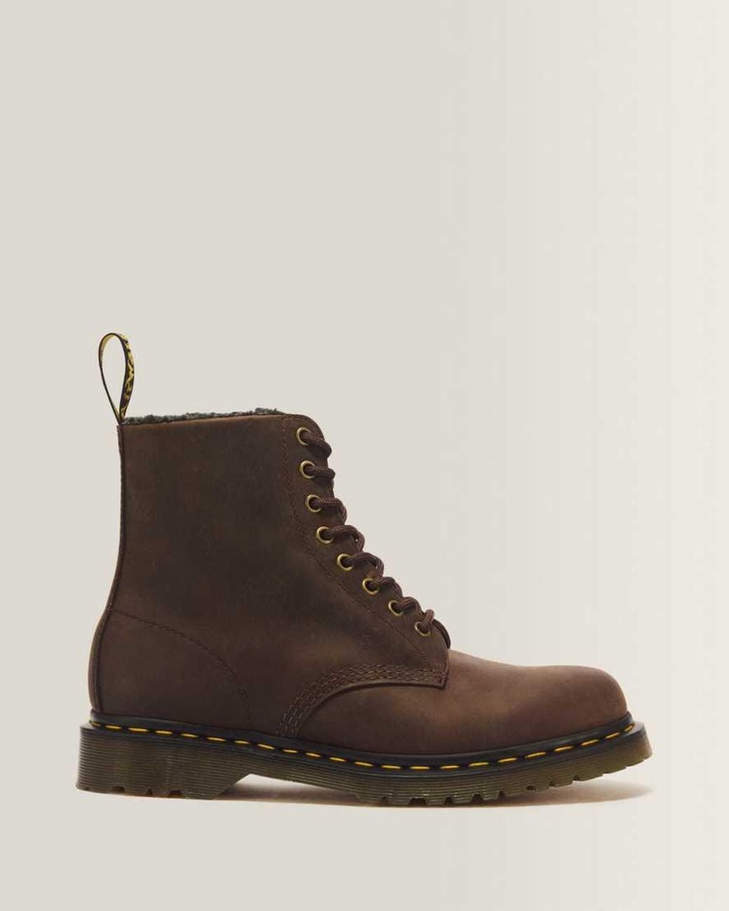 Dr. Martens Brown 1460 Pascal Wl 8 Eye Crazy Horse Leather Boots