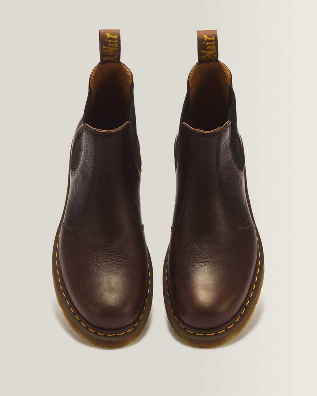 Dr. Martens Brown 2976 Ambassador Leather Chelsea Boots for men