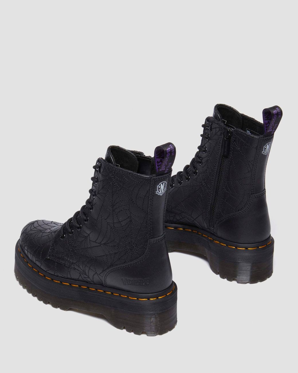 JADON WEDNESDAY PLATFORM BOOTS in Black | Dr. Martens