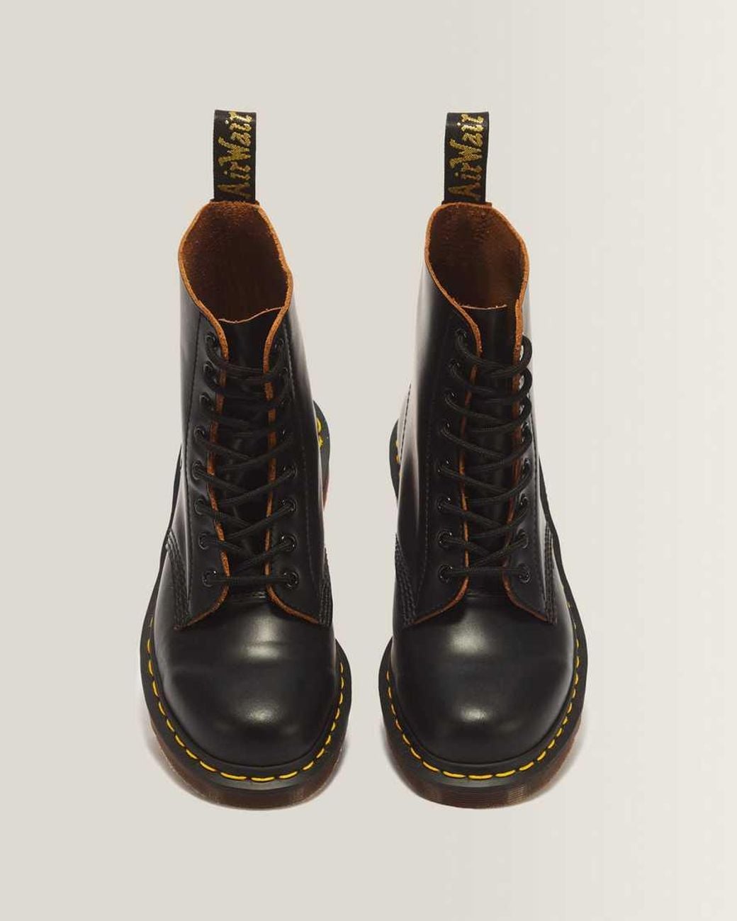 Dr. Martens Black 1460 Vintage Made In England Lace Up Boots for men