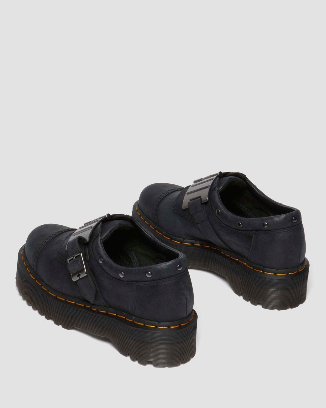 Dr. Martens 8053 Quad Hinge Platform Causal Shoes in Black | Lyst