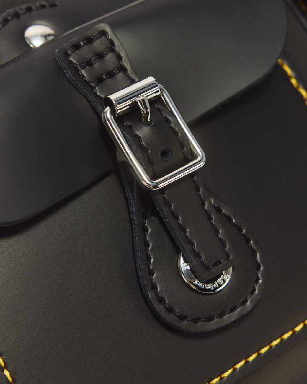 Dr. Martens Black Kiev Leather Top Handle Bag