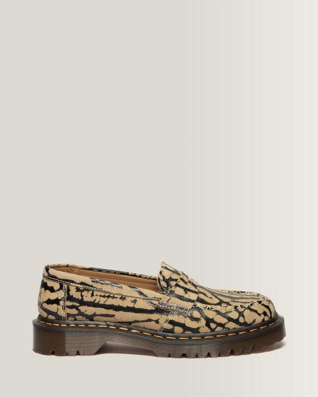 Dr. Martens Brown Delapre Suede Loafers for men