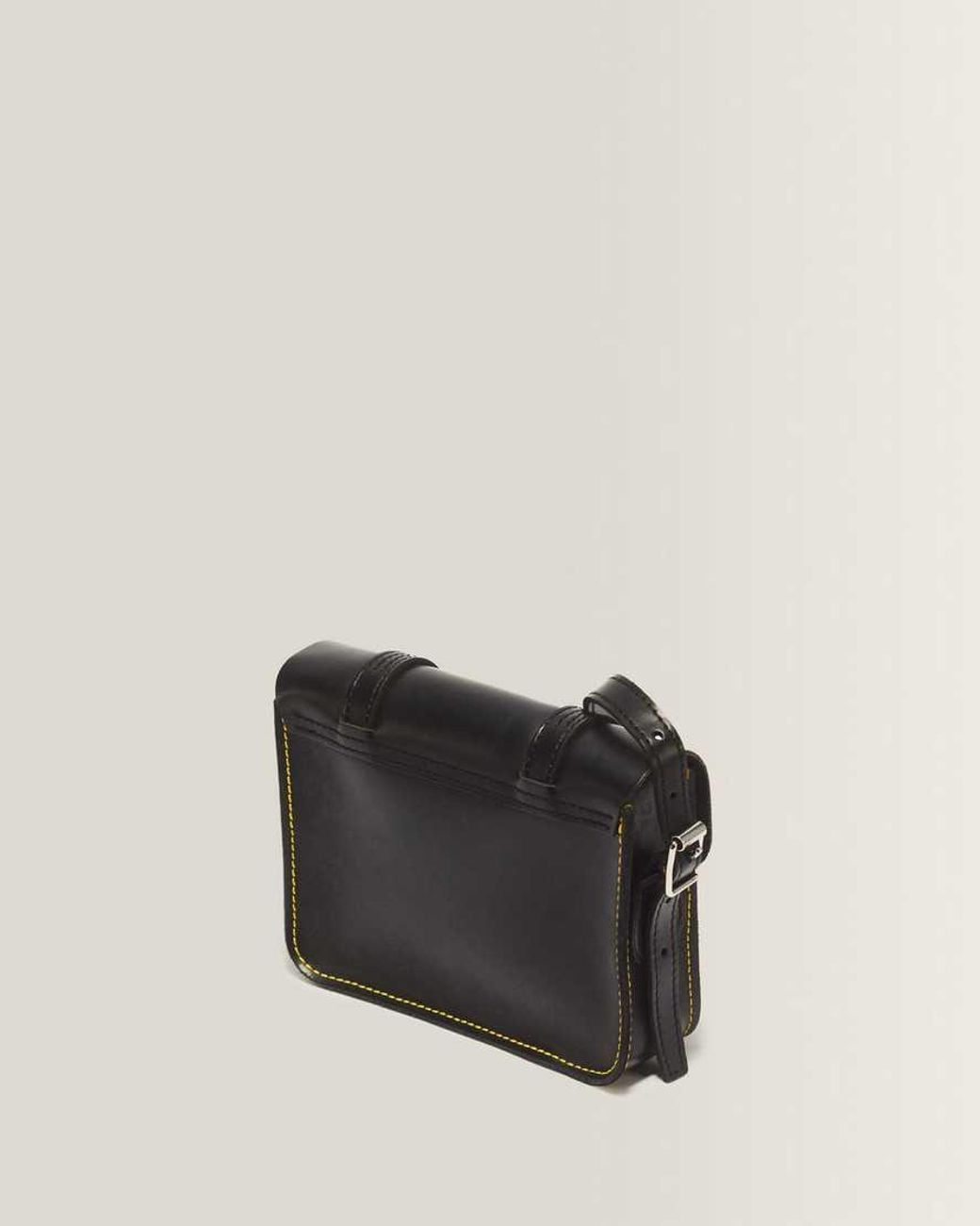 Dr. Martens Black 7" Leather Satchel