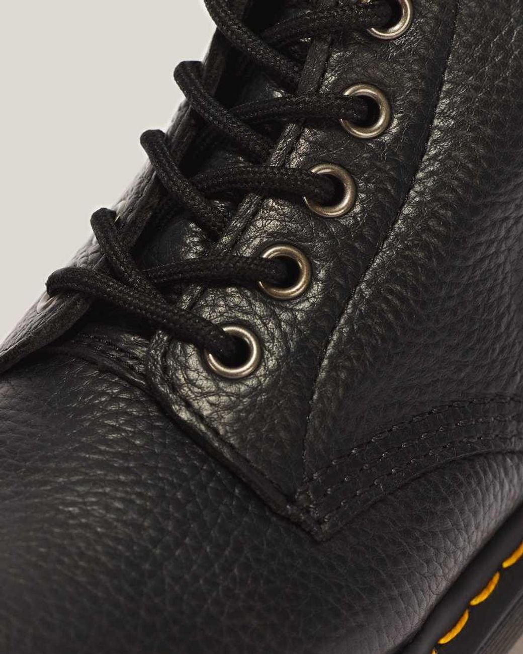 Dr. Martens Black 1460 Serena Zip 8 Eye Milled Nappa Leather Boots