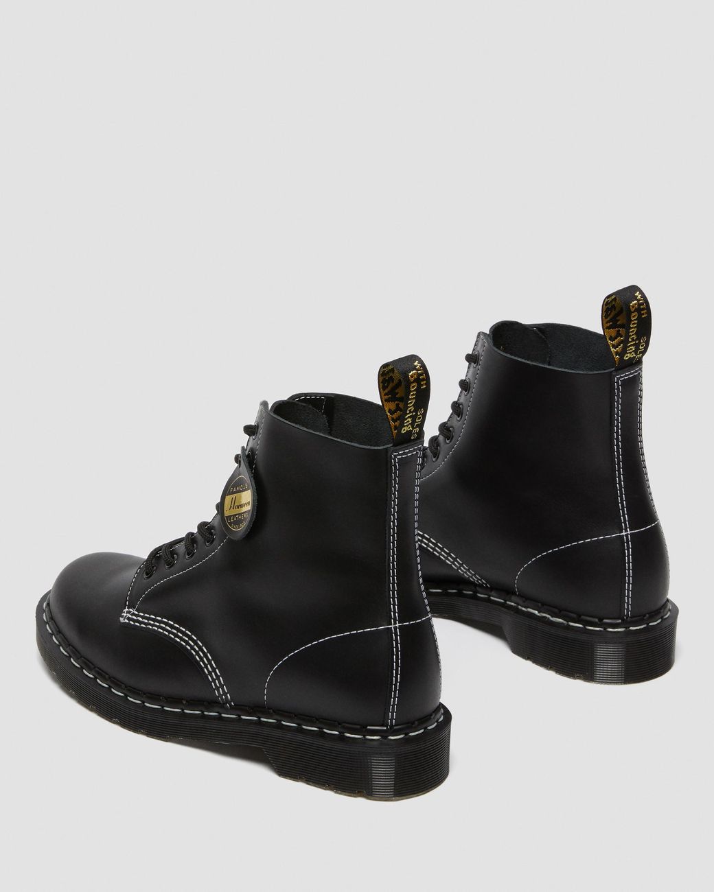 1460 black cavalier leather boots