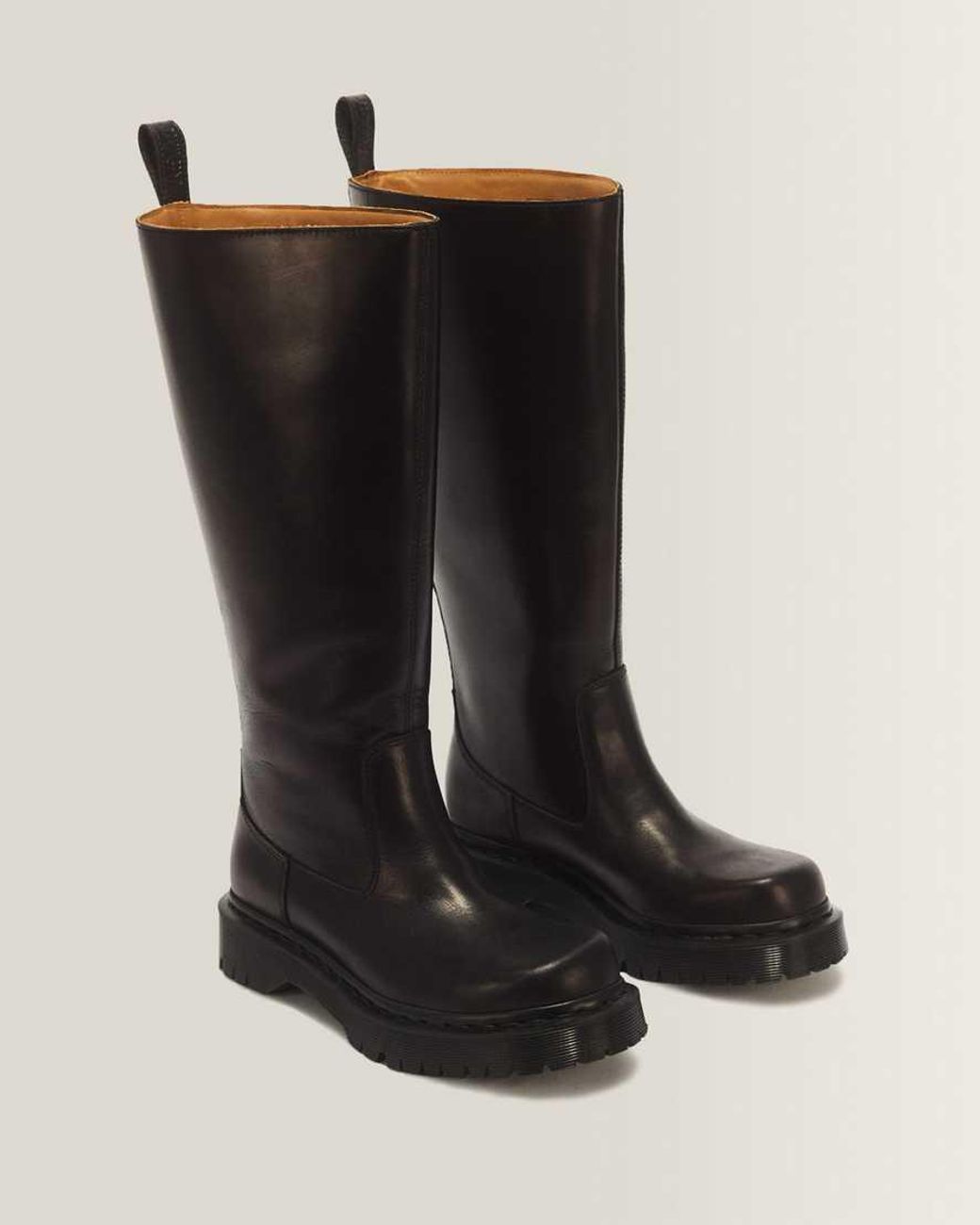 Dr. Martens Black Rejena Hi Old Harness Leather Boots