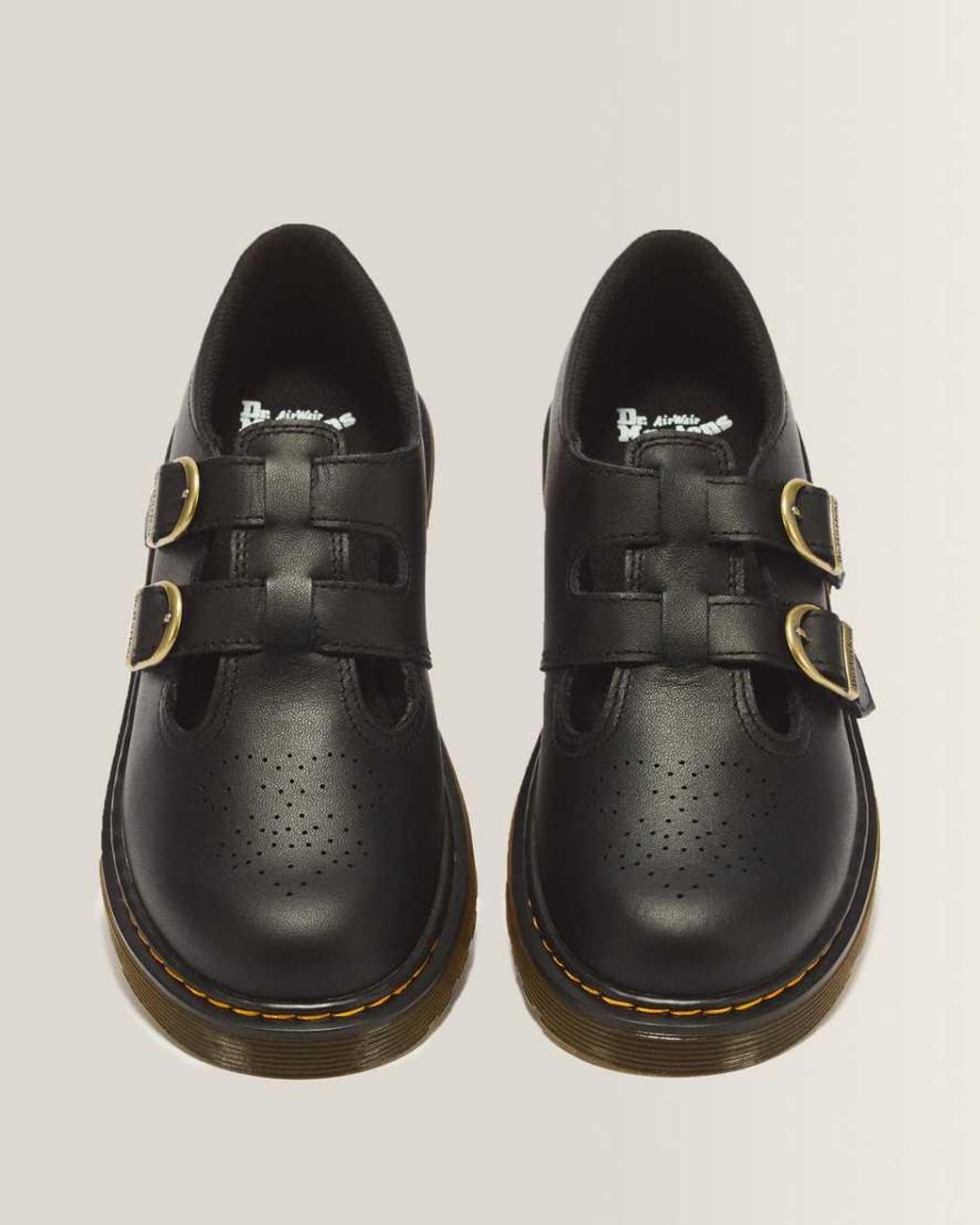 Dr. Martens Black Youth 8065 Mary Jane Shoes for men