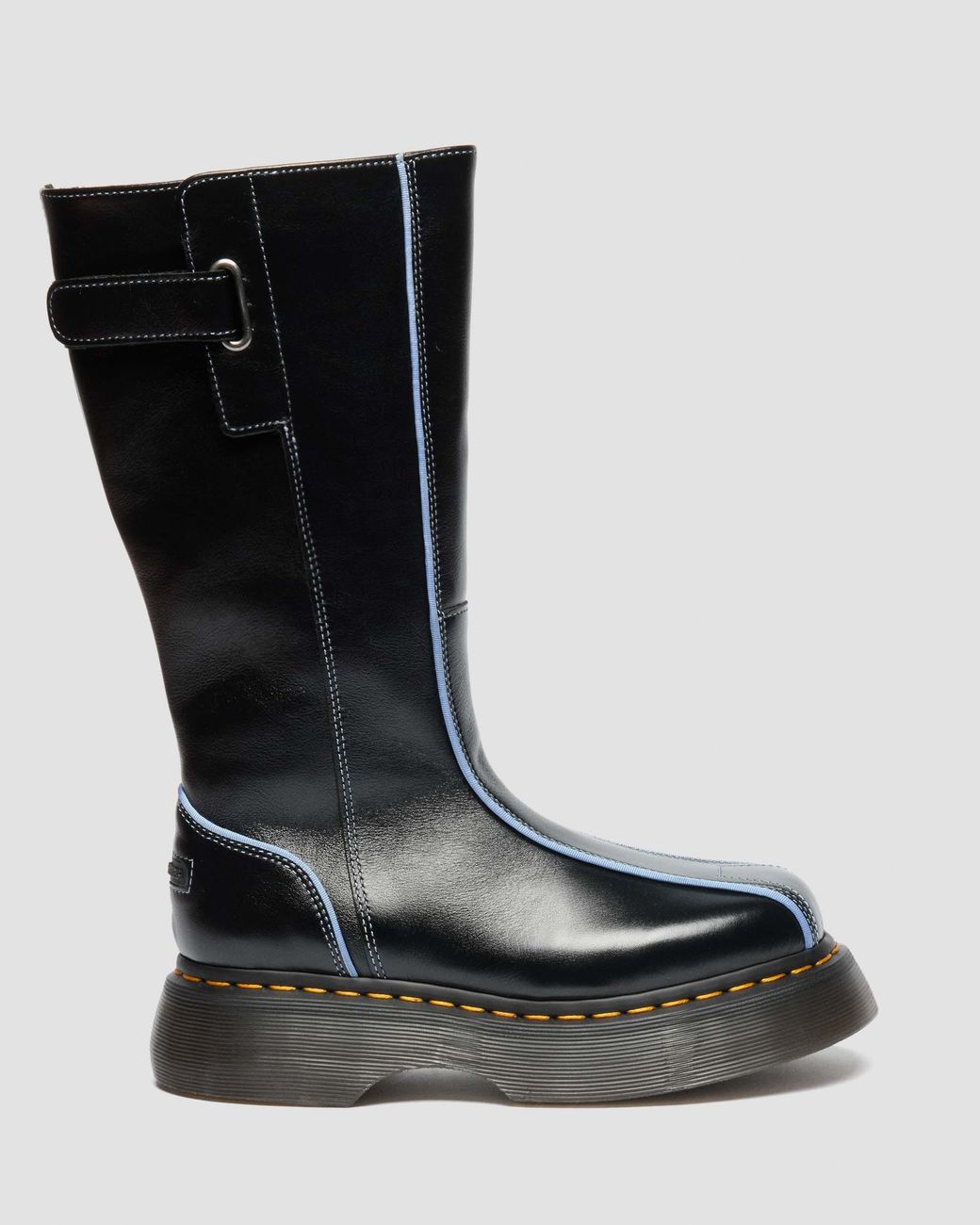 Dr. Martens Buzz Hi Gloss Leren Laarzen in het Black
