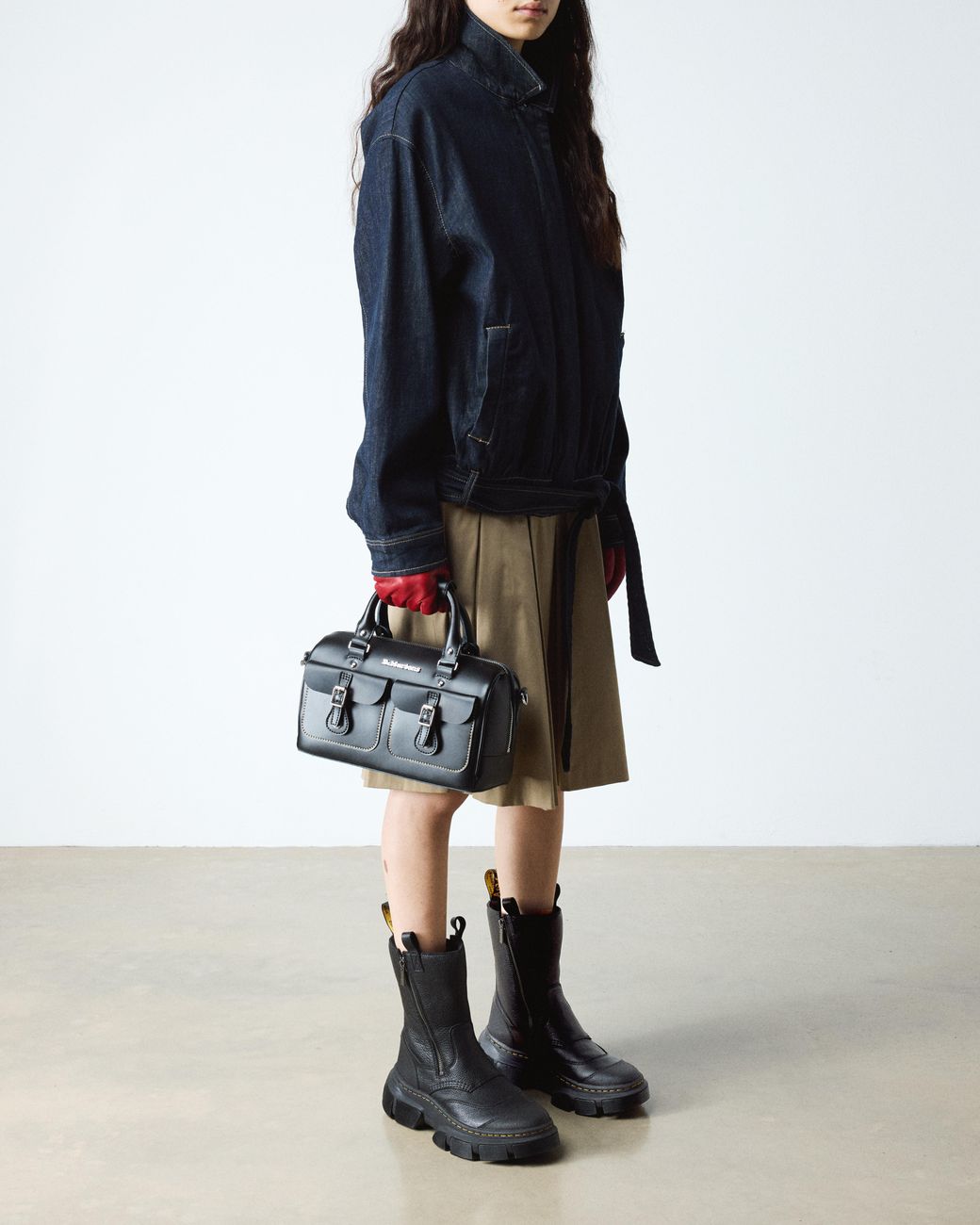Dr. Martens Dmxl Rigger Leather Boots in Black | Lyst
