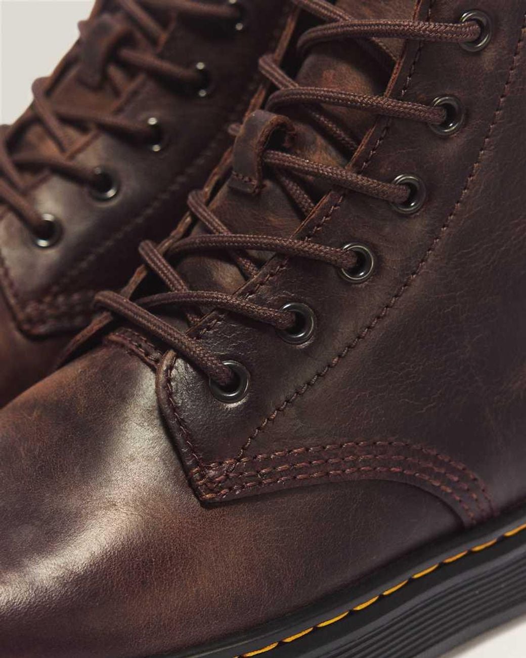 Dr. Martens Black Brookline Chukka Crazy Horse Leather Ankle Boots