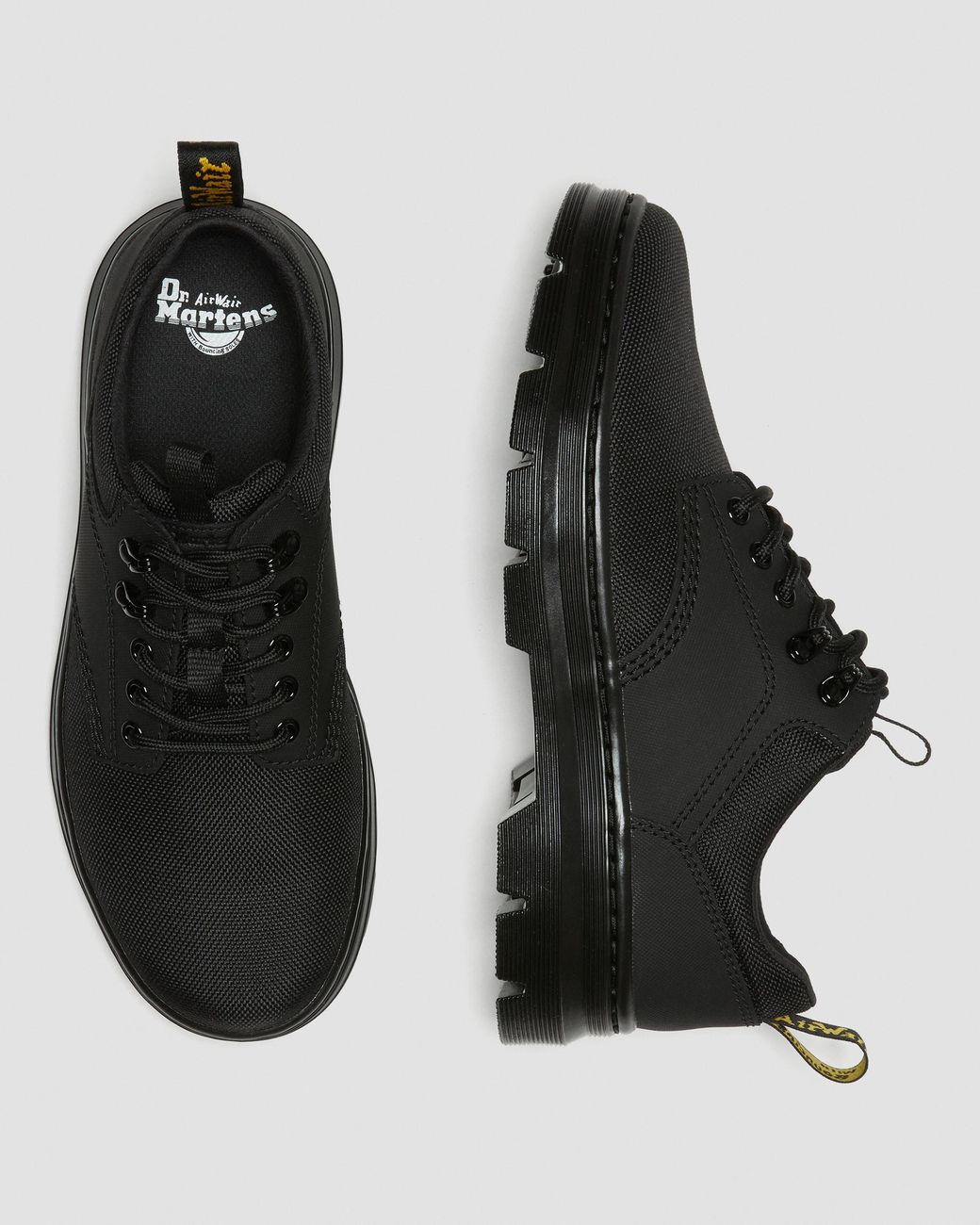 Dr. Martens Leather Reeder Mono Utility Shoes in Black for Men | Lyst